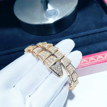 [ELAN LUXE]SERPENTI BRACELET 8MM PINK GOLD DIAMOND