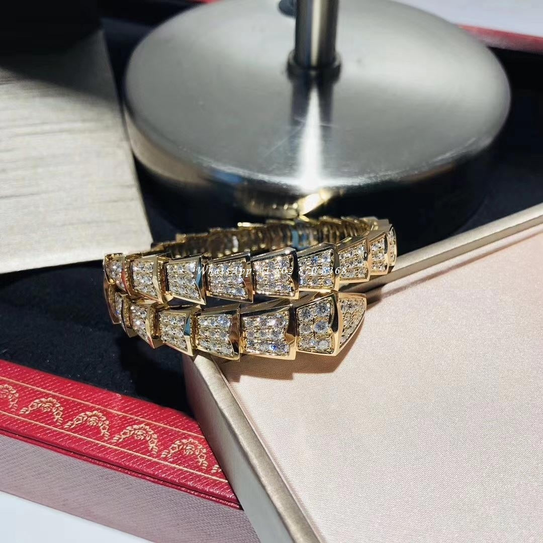 [ELAN LUXE]SERPENTI BRACELET 8MM GOLD DIAMOND