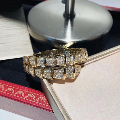 [ELAN LUXE]SERPENTI BRACELET 8MM GOLD DIAMOND