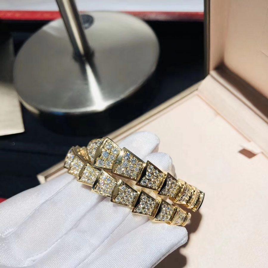 [ELAN LUXE]SERPENTI BRACELET 8MM GOLD DIAMOND
