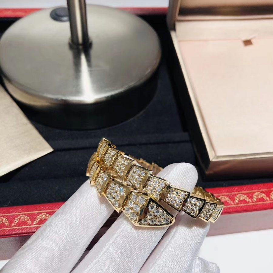 [ELAN LUXE]SERPENTI BRACELET 8MM GOLD DIAMOND