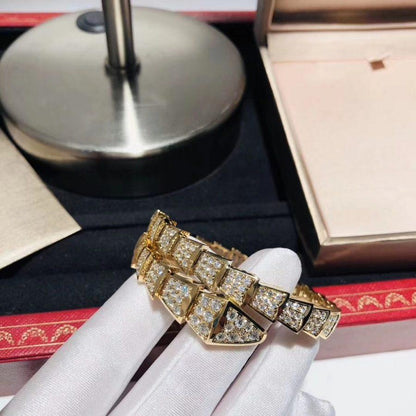 [ELAN LUXE]SERPENTI BRACELET 8MM GOLD DIAMOND