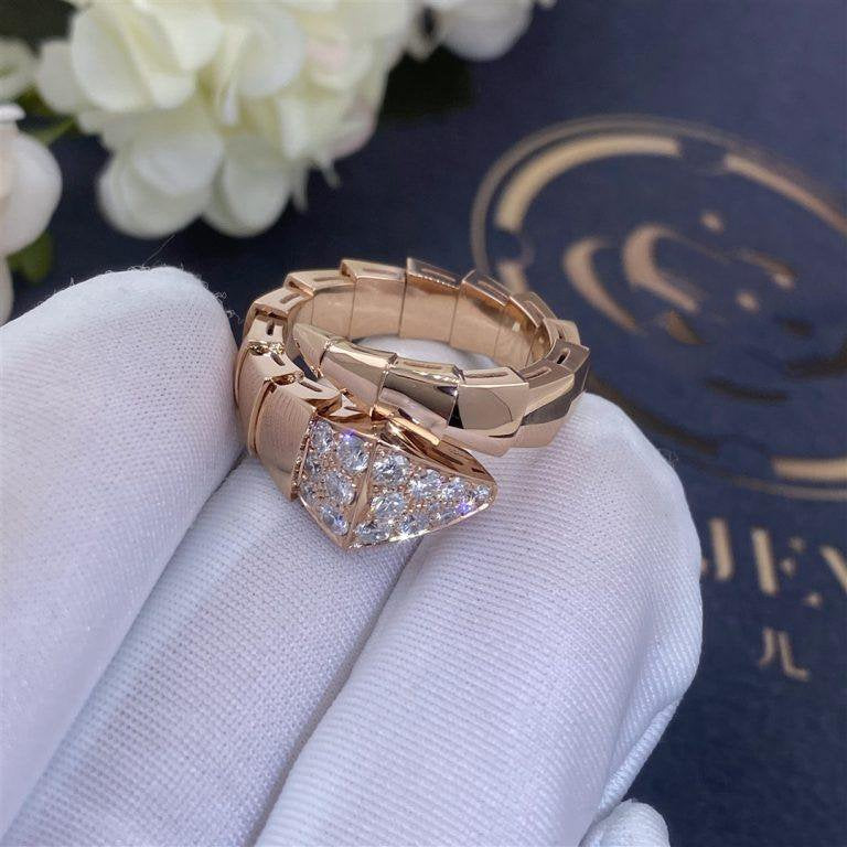 [ELAN LUXE]SERPENTI RING PINK GOLD DIAMOND