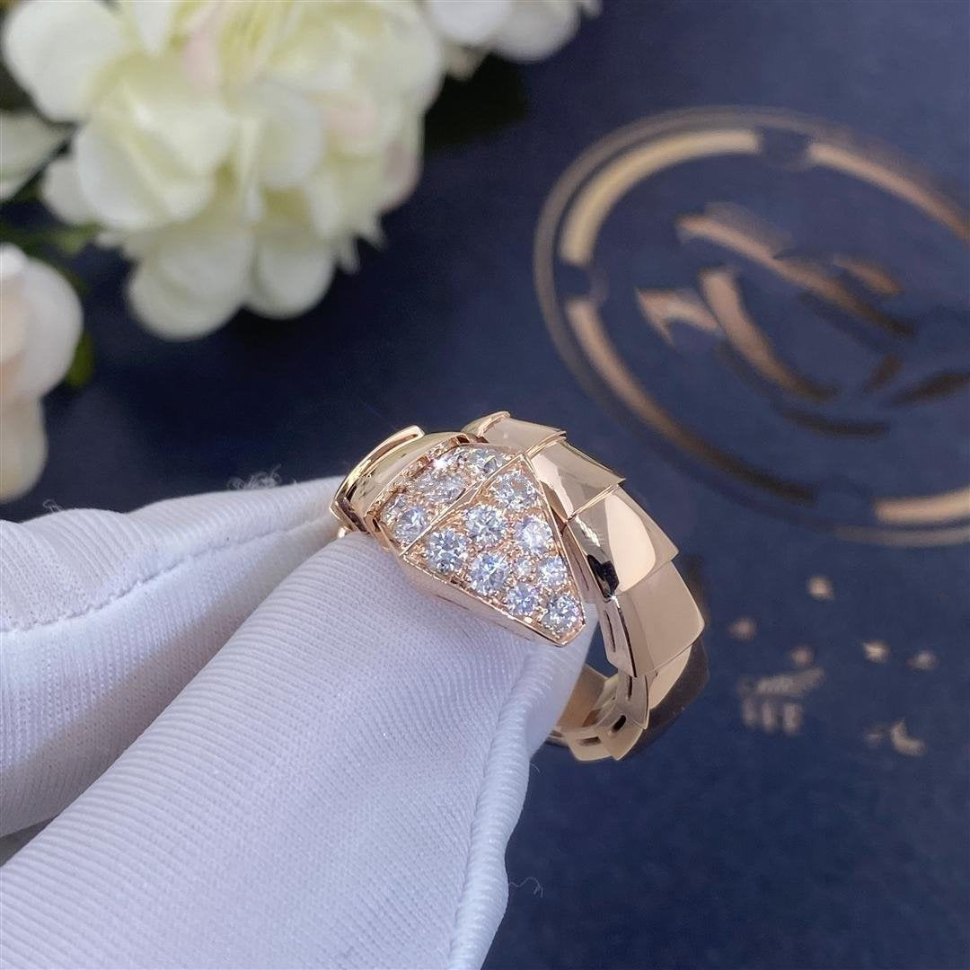 [ELAN LUXE]SERPENTI RING PINK GOLD DIAMOND