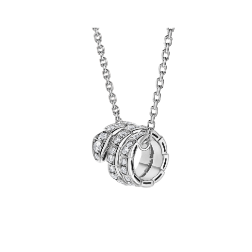 [ELAN LUXE]SERPENTI  NECKLACE DOUBLE RING DIAMOND