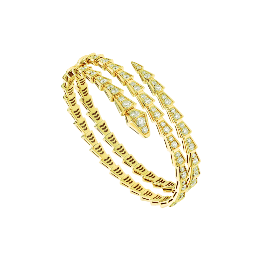 [ELAN LUXE]SERPENTI BRACELET GOLD DIAMOND DOUBLE ROW