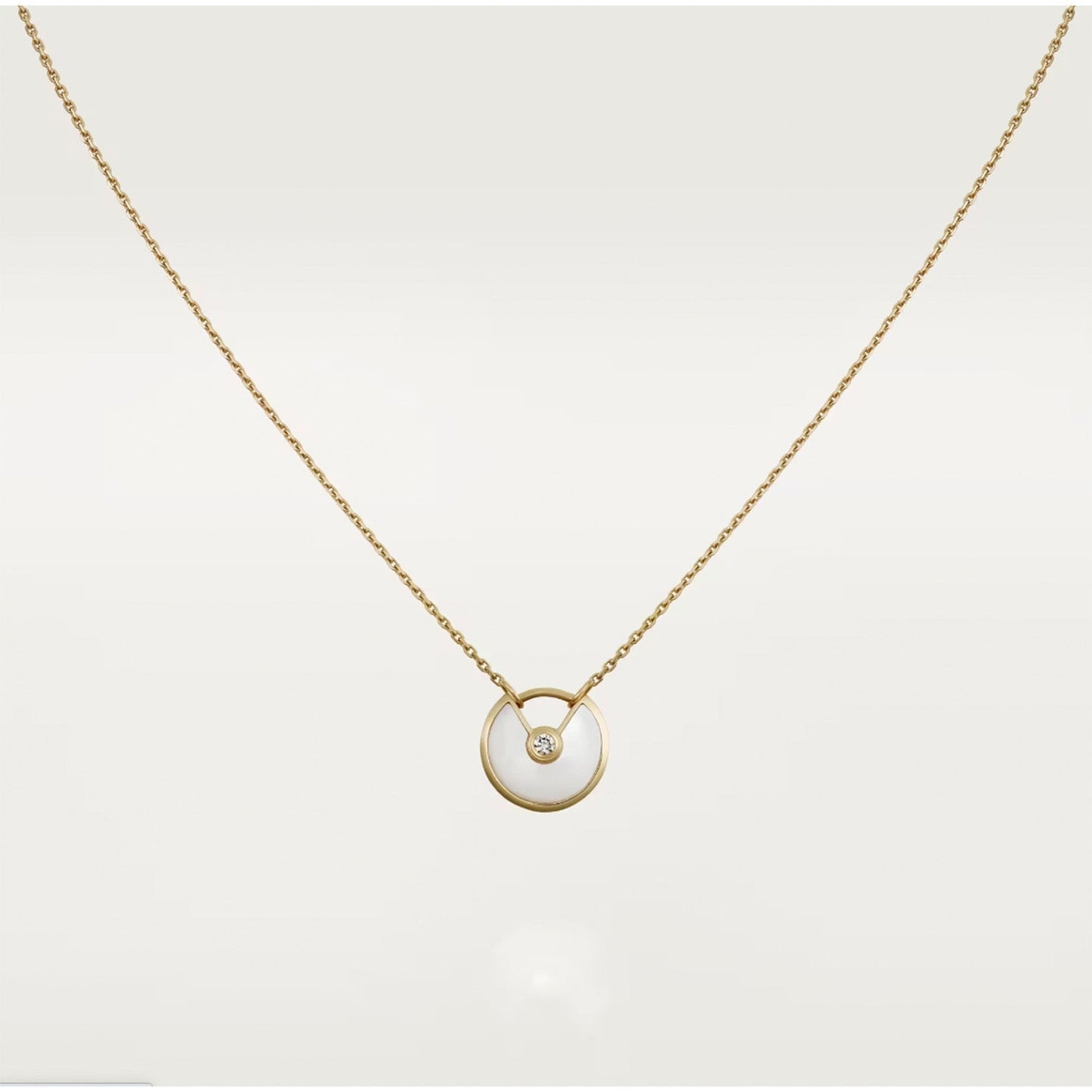 [ELAN LUXE]AMULETTE ROSE GOLD MOP NECKLACE