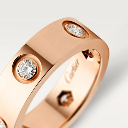 [ELAN LUXE]LOVE 5.5MM 6 DIAMOND RING
