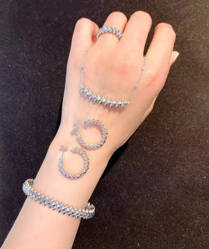[ELAN LUXE]CLASH SILVER BRACELET