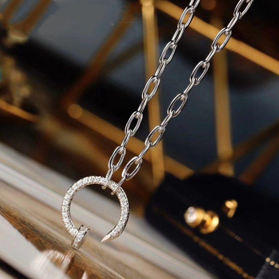 [ELAN LUXE]JUSTE NECKLACE FULL DIAMONDS