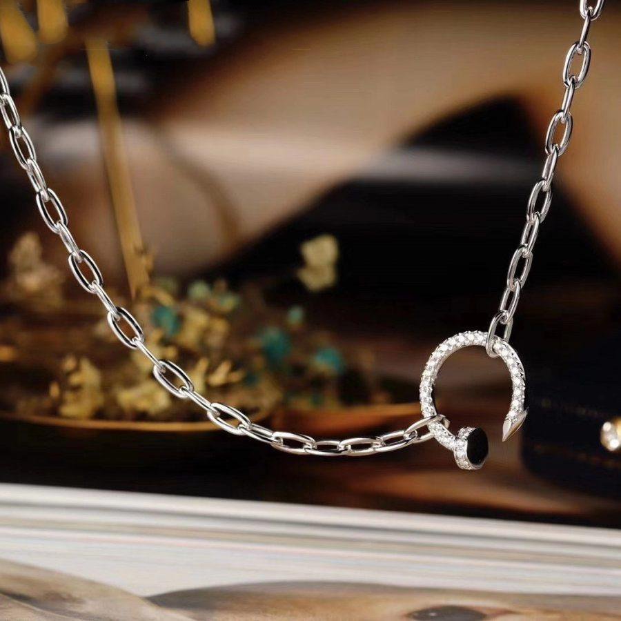 [ELAN LUXE]JUSTE NECKLACE FULL DIAMONDS