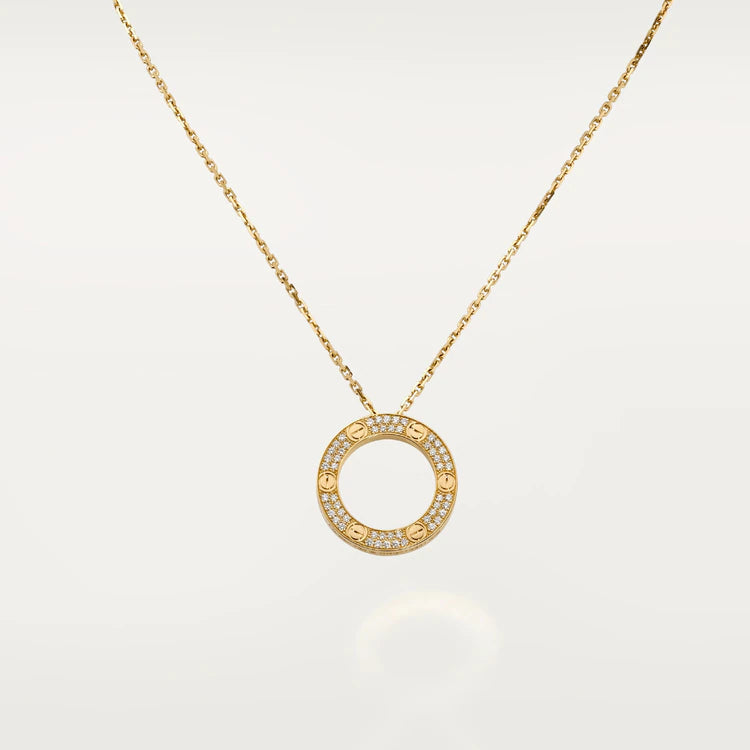 [ELAN LUXE]LOVE NECKLACE ADJUSTABLE ROSE GOLD