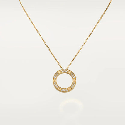 [ELAN LUXE]LOVE NECKLACE ADJUSTABLE ROSE GOLD