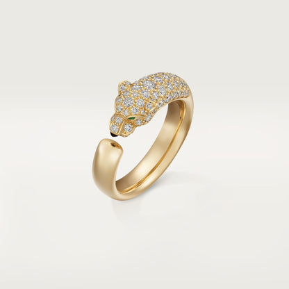 [ELAN LUXE]PANTHERE HALF DIAMOND SMALL RING