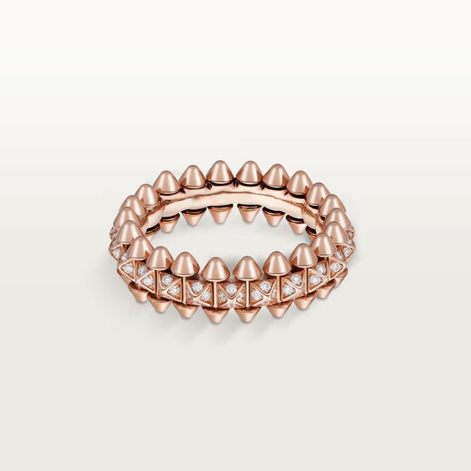 [ELAN LUXE]CLASH 6.4MM SMALL FULL DIAMOND RING