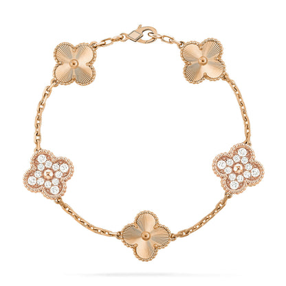[ELAN LUXE] CLOVER 5 MOTIF LASER BRACELET COLLECTION