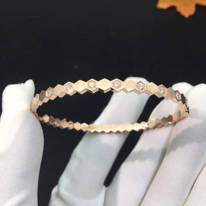 [ELAN LUXE]BEE LOVE PINK GOLD DIAMOND BRACELET