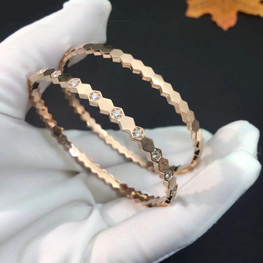 [ELAN LUXE]BEE LOVE PINK GOLD DIAMOND BRACELET