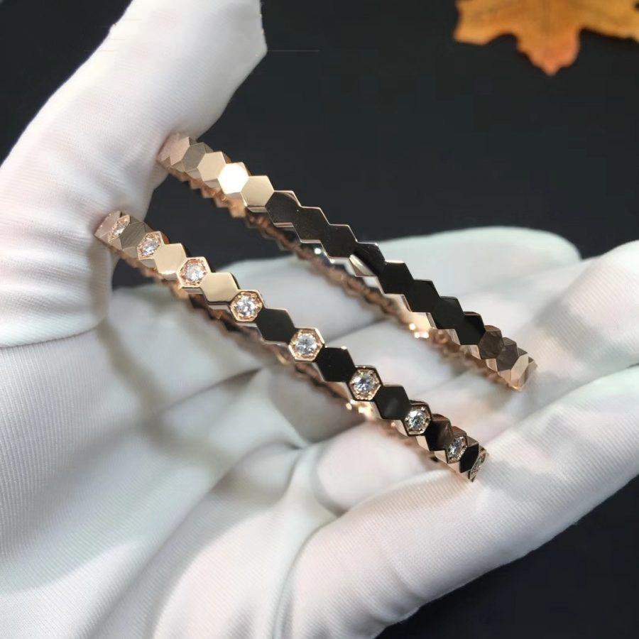 [ELAN LUXE]BEE LOVE PINK GOLD DIAMOND BRACELET