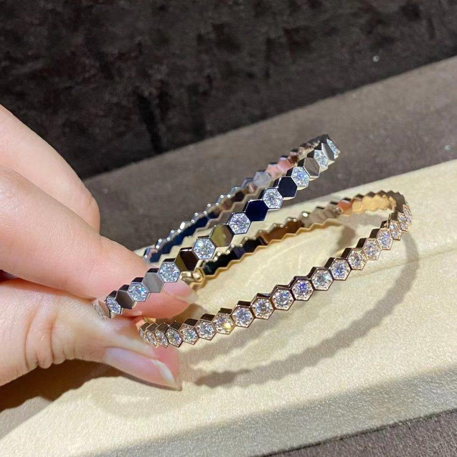 [ELAN LUXE]BEE LOVE GOLD BRACELET FULL DIAMOND