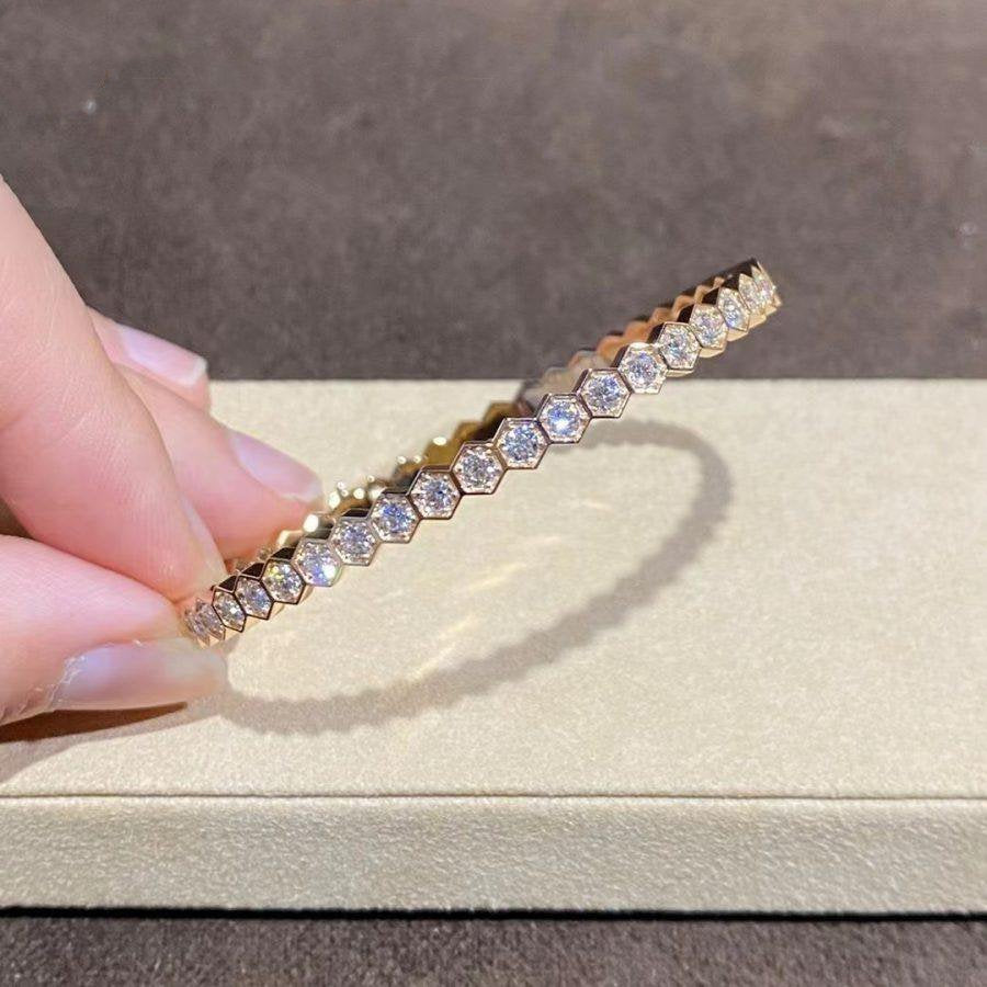 [ELAN LUXE]BEE LOVE GOLD BRACELET FULL DIAMOND