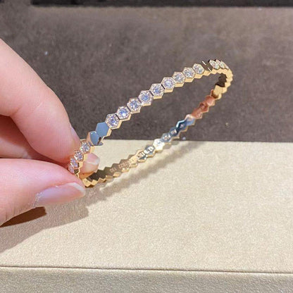 [ELAN LUXE]BEE LOVE GOLD BRACELET FULL DIAMOND
