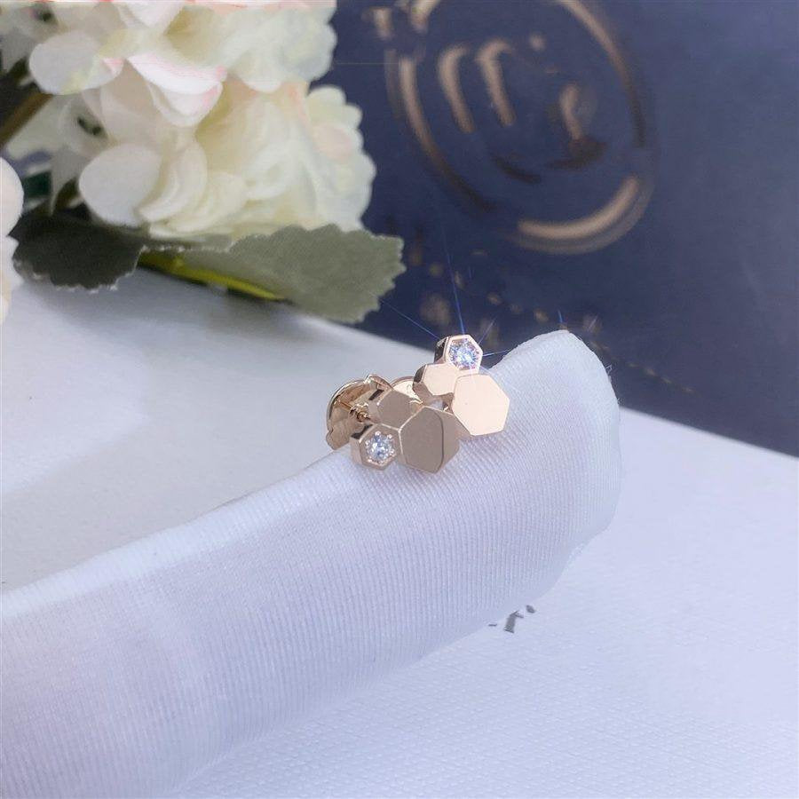[ELAN LUXE]BEE LOVE PINK GOLD DIAMOND EARRINGS