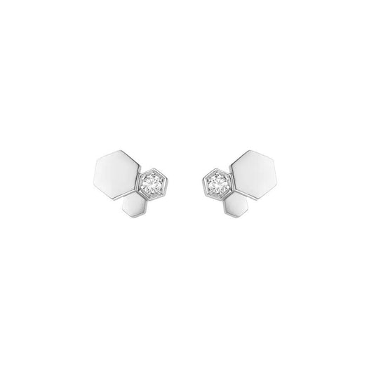 [ELAN LUXE]BEE LOVE SILVER DIAMOND EARRINGS
