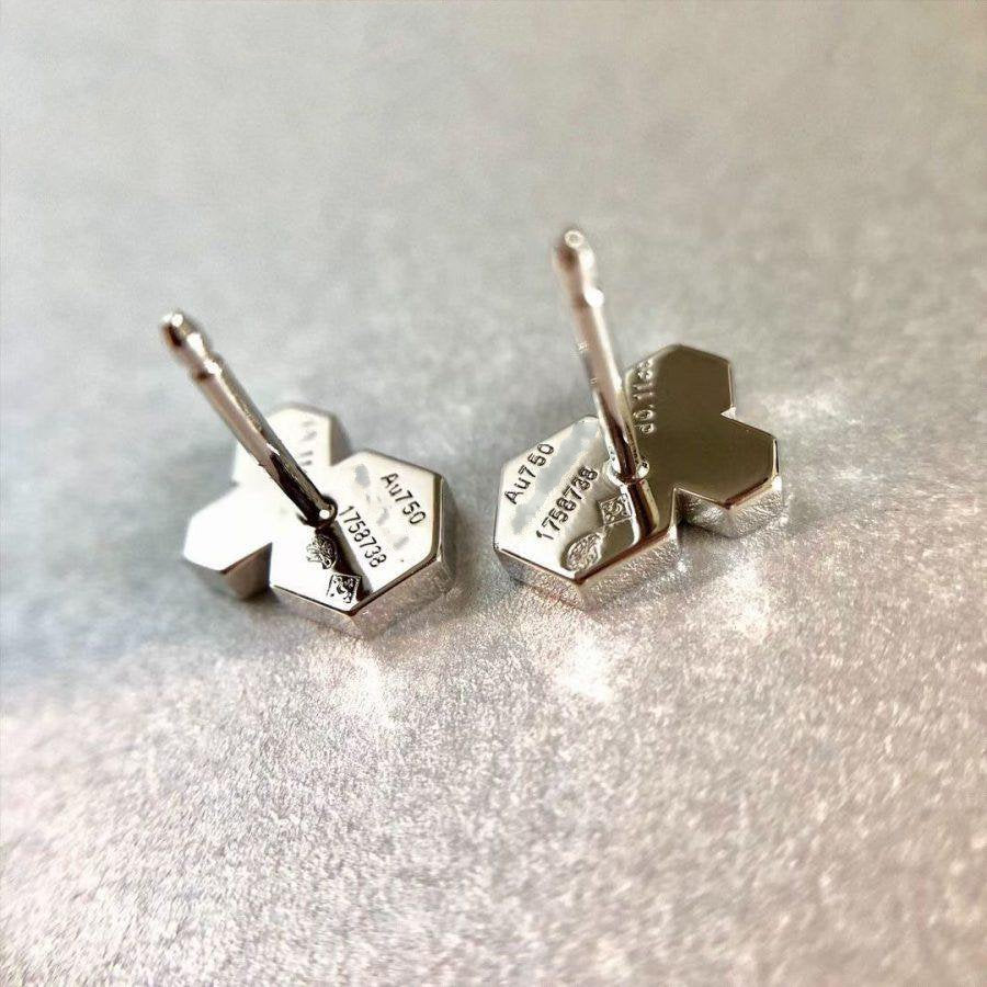 [ELAN LUXE]BEE LOVE SILVER DIAMOND EARRINGS