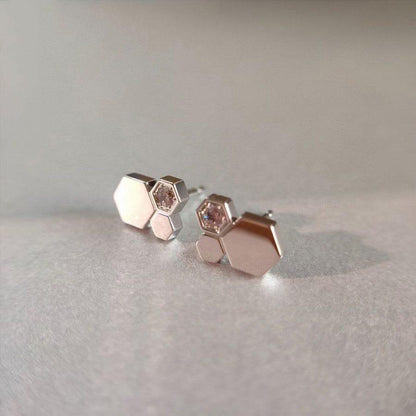 [ELAN LUXE]BEE LOVE SILVER DIAMOND EARRINGS