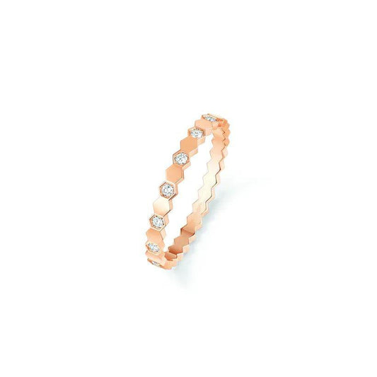 [ELAN LUXE]BEE LOVE RING PINK GOLD DIAMOND