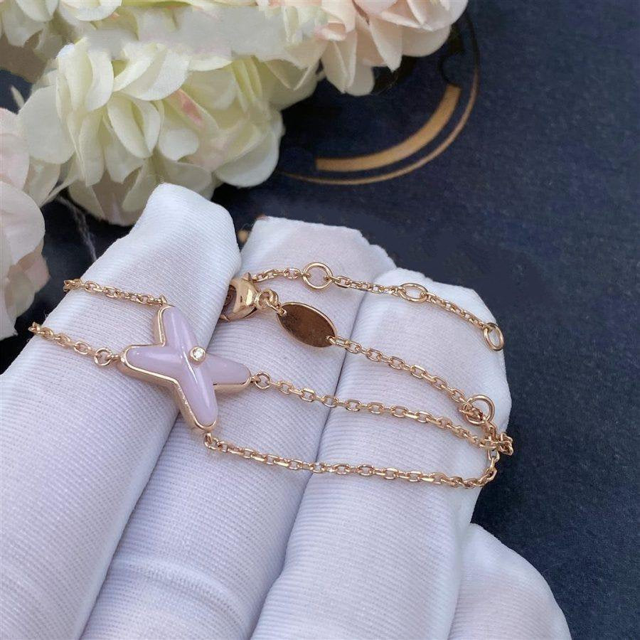 [ELAN LUXE]JEUX BRACELET PINK MOP PINK GOLD 1 DIAMOND