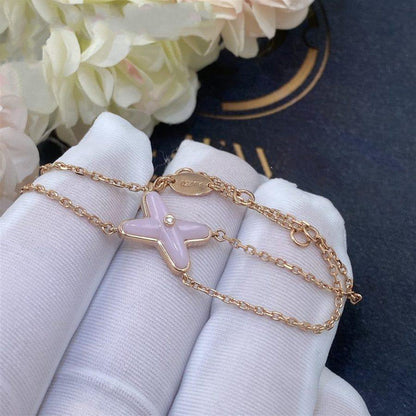 [ELAN LUXE]JEUX BRACELET PINK MOP PINK GOLD 1 DIAMOND