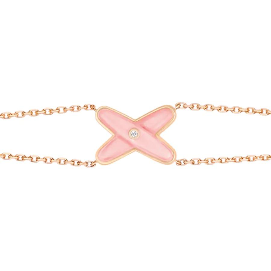 [ELAN LUXE]JEUX BRACELET PINK MOP PINK GOLD 1 DIAMOND
