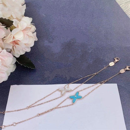 [ELAN LUXE]JEUX BRACELET TURQUOISE PINK GOLD 1 DIAMOND