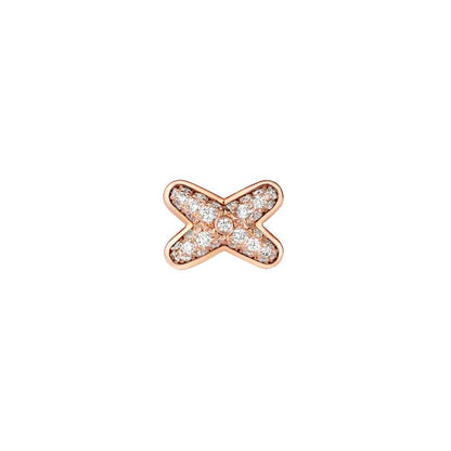 [ELAN LUXE]JEUX DE PINK GOLD DIAMOND EARRINGS