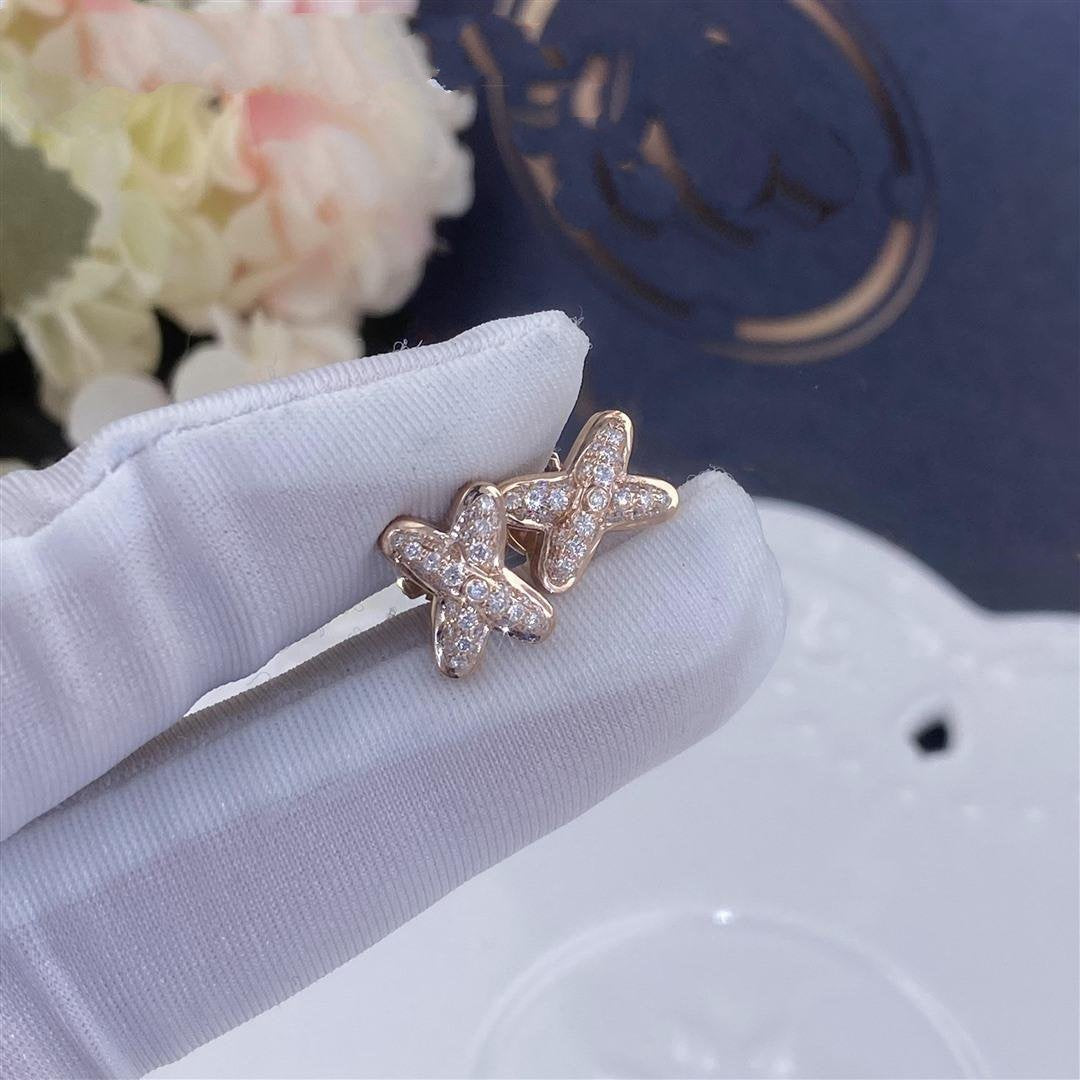 [ELAN LUXE]JEUX DE PINK GOLD DIAMOND EARRINGS