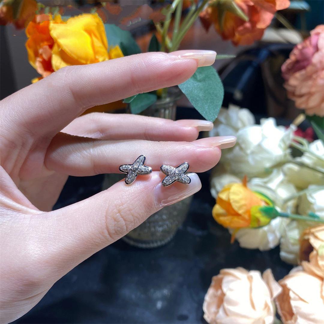 [ELAN LUXE]JEUX DE SILVER DIAMOND EARRINGS