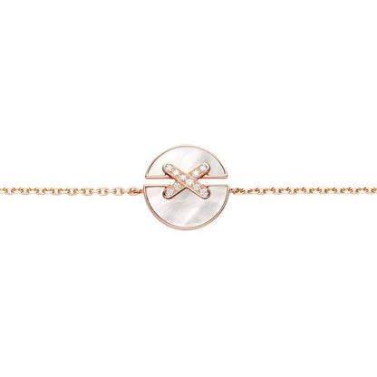 [ELAN LUXE]JEUX DE BRACELET MOP PINK GOLD DIAMONDS