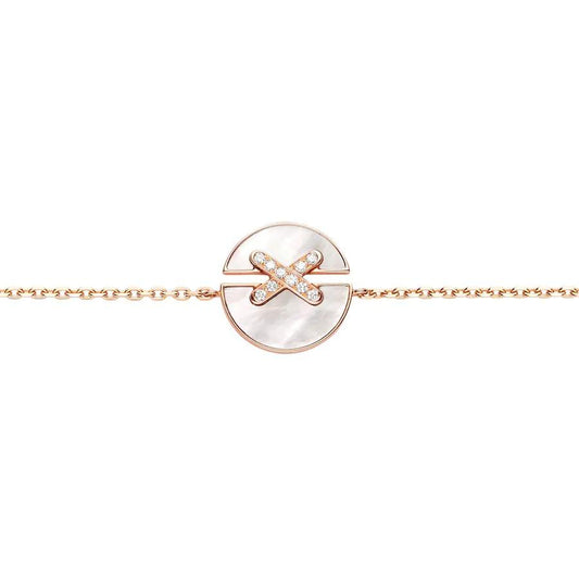 [ELAN LUXE]JEUX DE BRACELET MOP PINK GOLD DIAMONDS