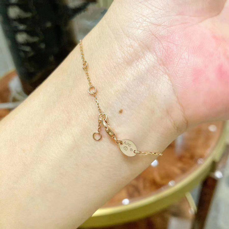 [ELAN LUXE]JEUX DE BRACELET MOP PINK GOLD DIAMONDS