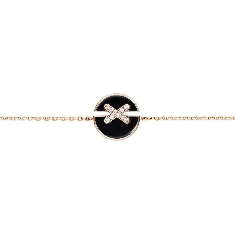 [ELAN LUXE]JEUX DE BRACELET ONYX PINK GOLD DIAMOND