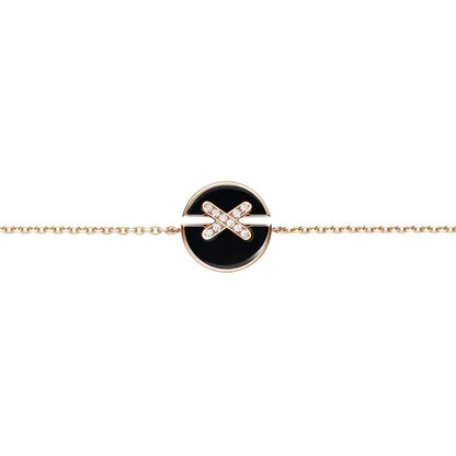 [ELAN LUXE]JEUX DE BRACELET ONYX PINK GOLD DIAMOND