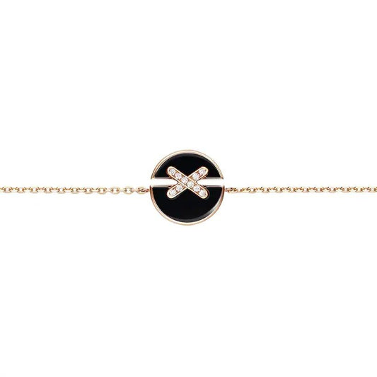 [ELAN LUXE]JEUX DE BRACELET ONYX PINK GOLD DIAMOND