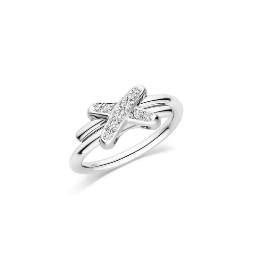[ELAN LUXE]JEUX DE SILVER DIAMOND RING