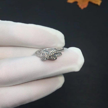 [ELAN LUXE]JEUX DE SILVER DIAMOND RING