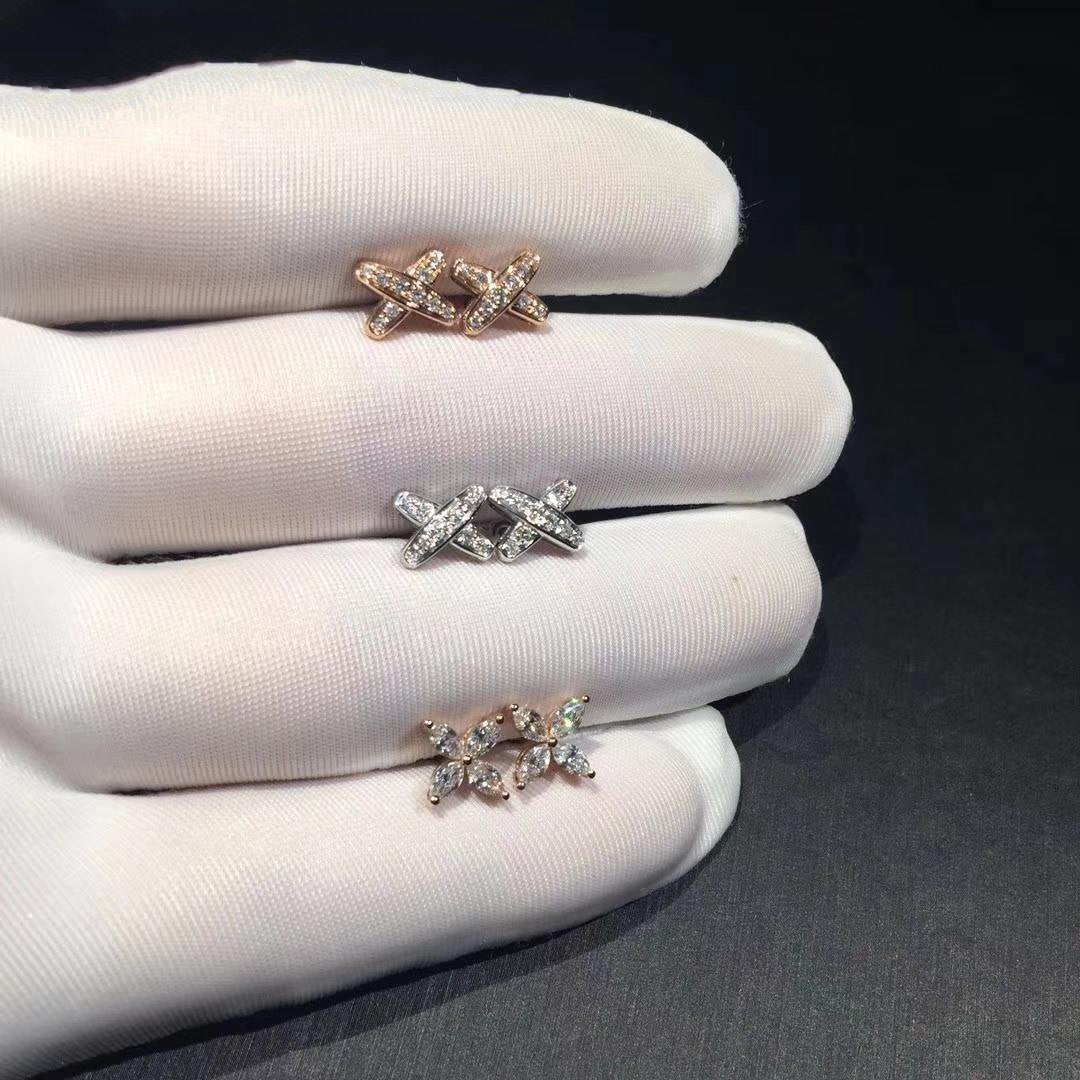 [ELAN LUXE]JEUX DE DIAMOND EARRINGS