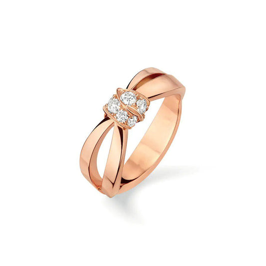 [ELAN LUXE]LIENS RING PINK GOLD DIAMOND