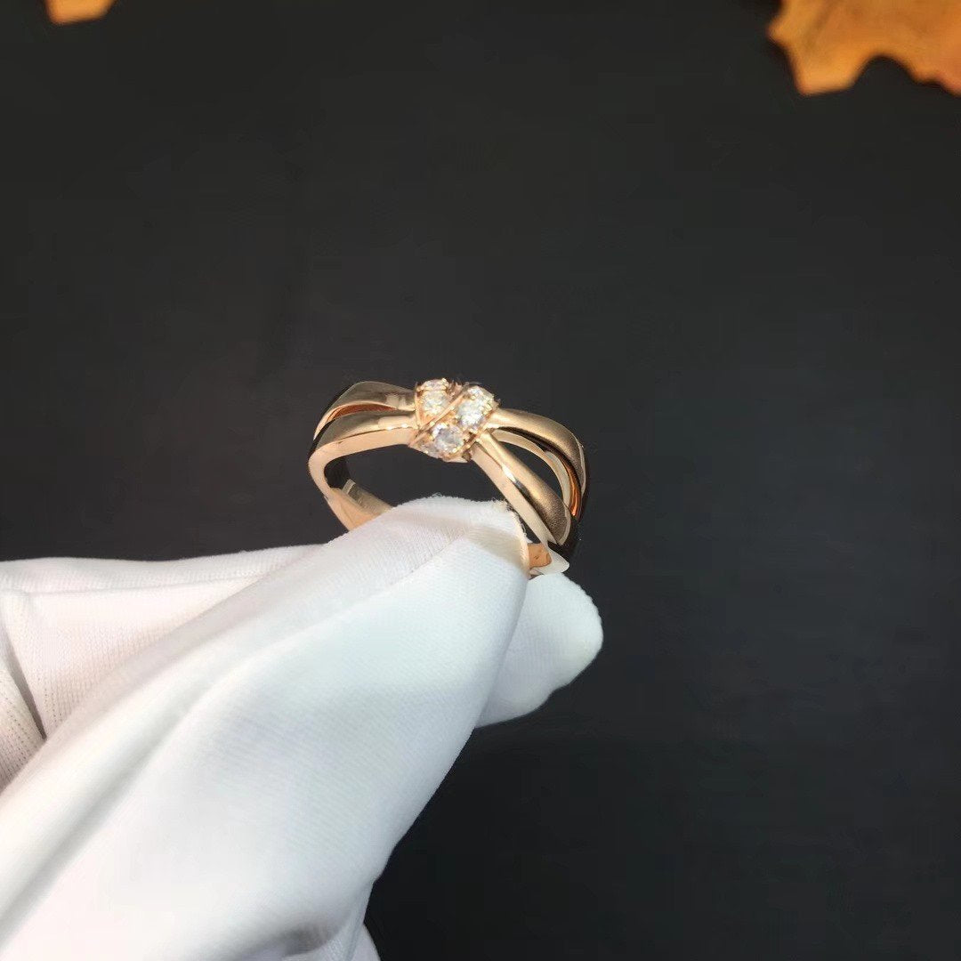 [ELAN LUXE]LIENS RING PINK GOLD DIAMOND