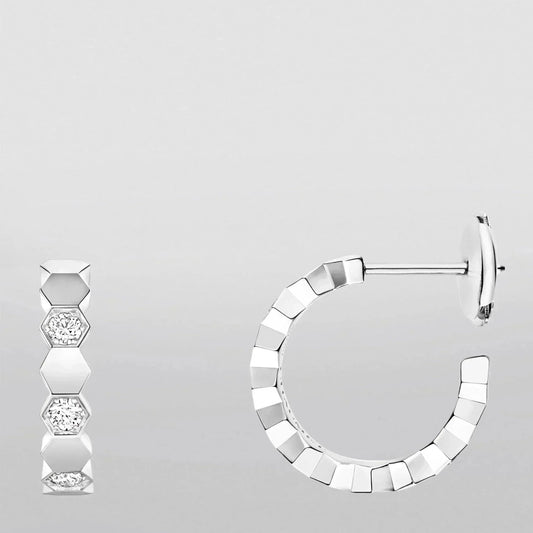[ELAN LUXE]Hollow Design Four-Leaf Clover Flower Shape Ring